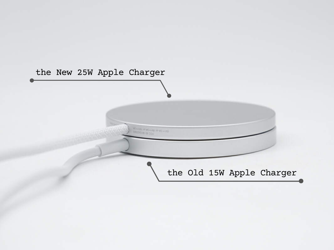 Original Apple Magsafe Wireless Charger, 25W, USB-C (1 m)
