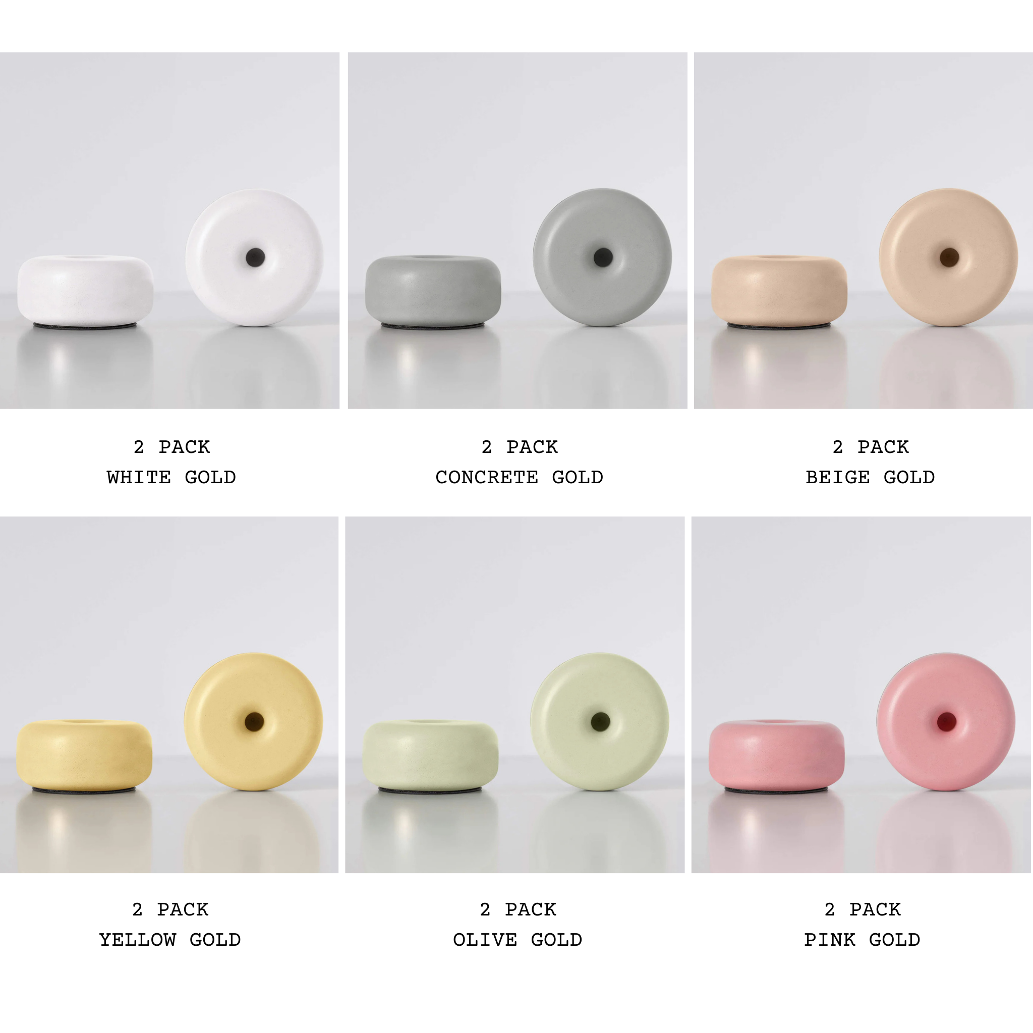 2 x Pack Concrete Tablet Pencil Holders