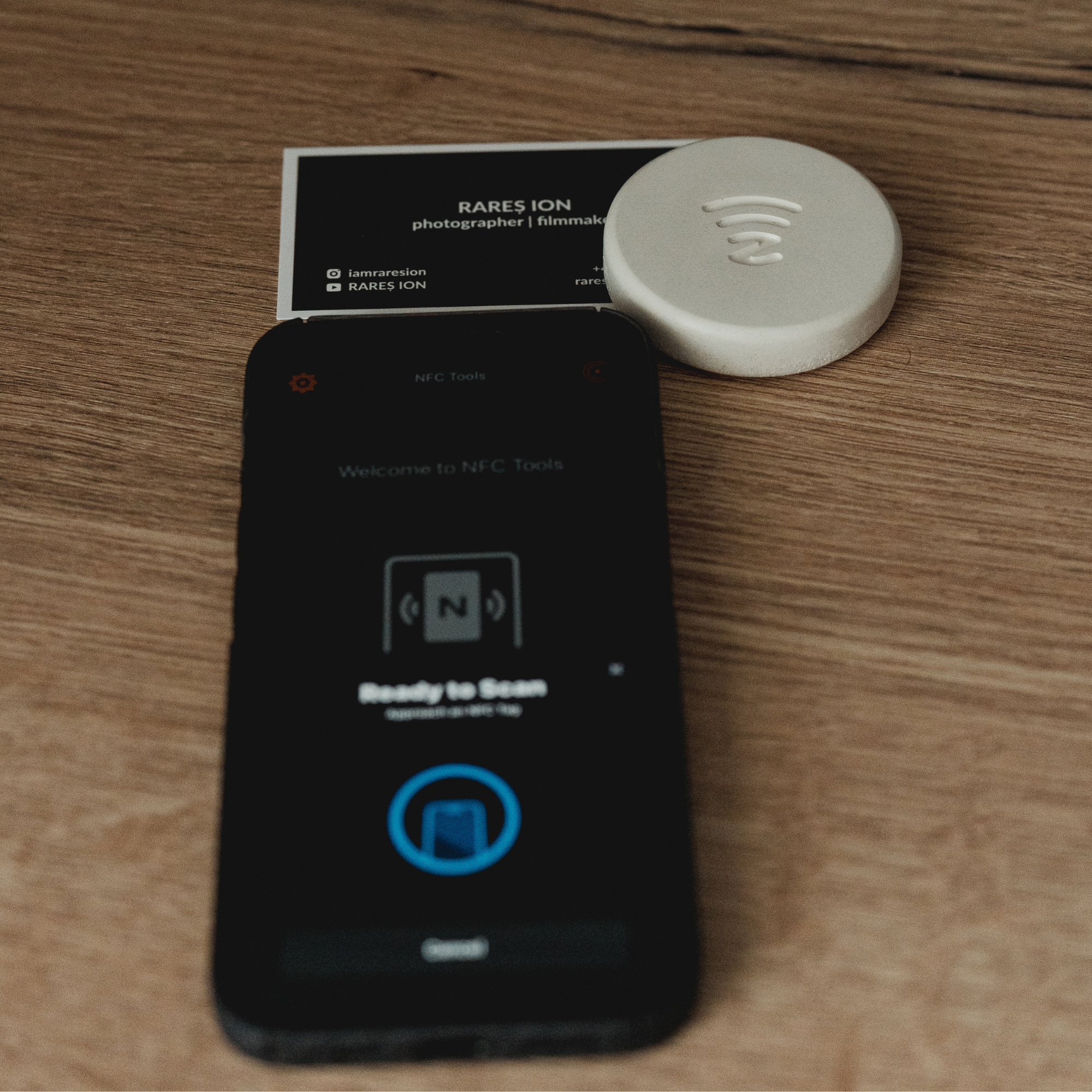 4 x Pack Taply Concrete Pucks With Built-In NFC Chip-UnityCave.com
