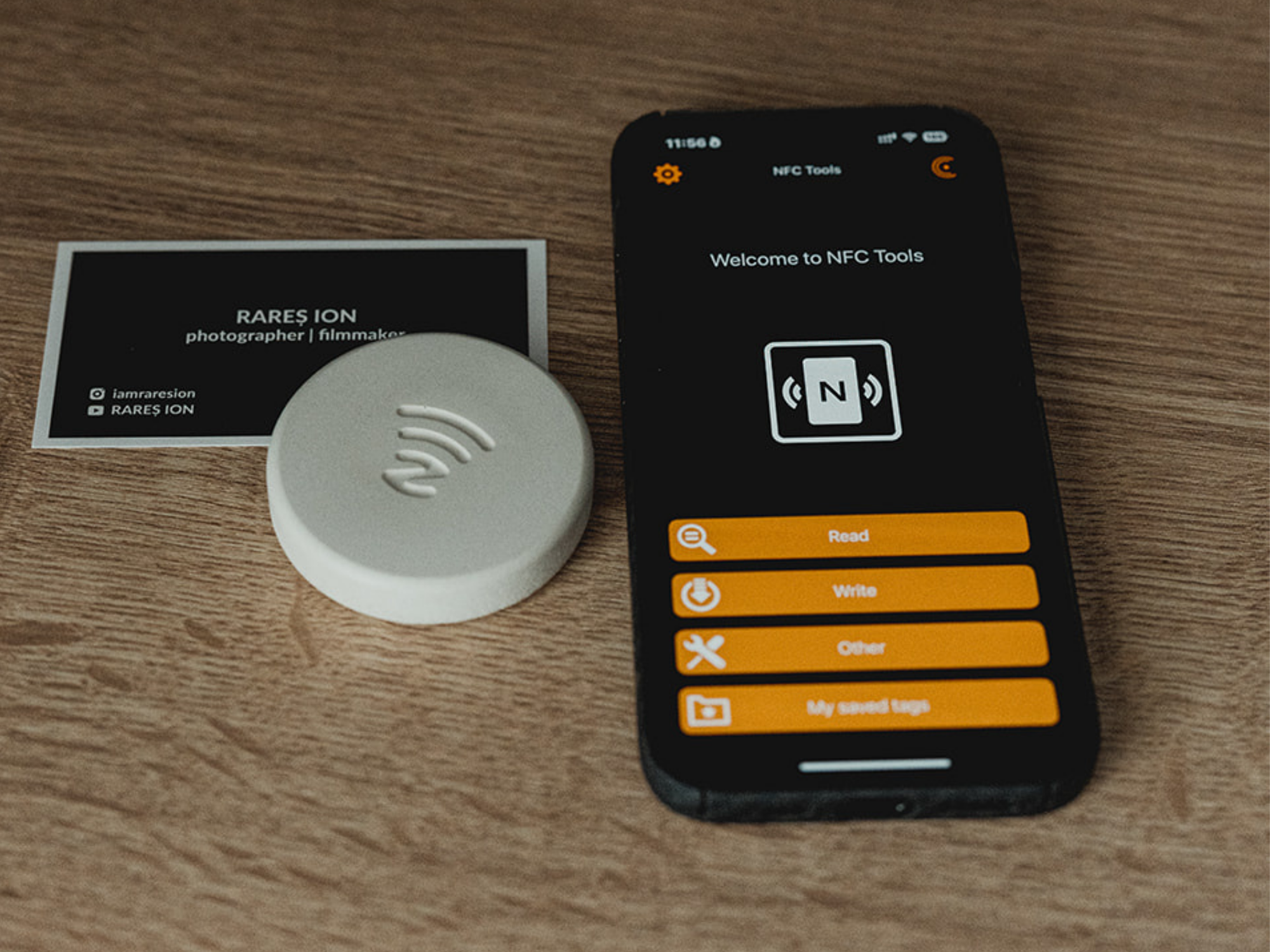 4 x Pack Taply Concrete Pucks With Built-In NFC Chip-UnityCave.com