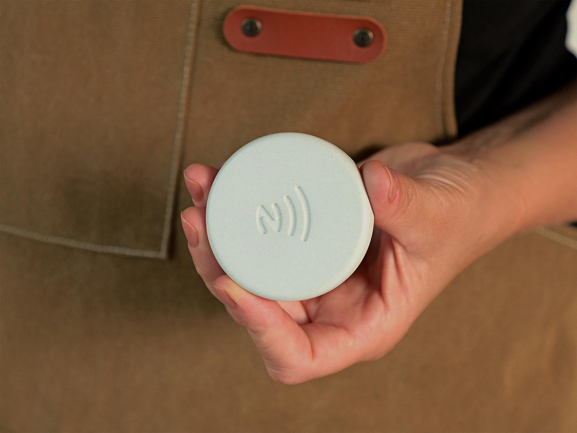 4 x Pack Taply Concrete Pucks With Built-In NFC Chip-UnityCave.com