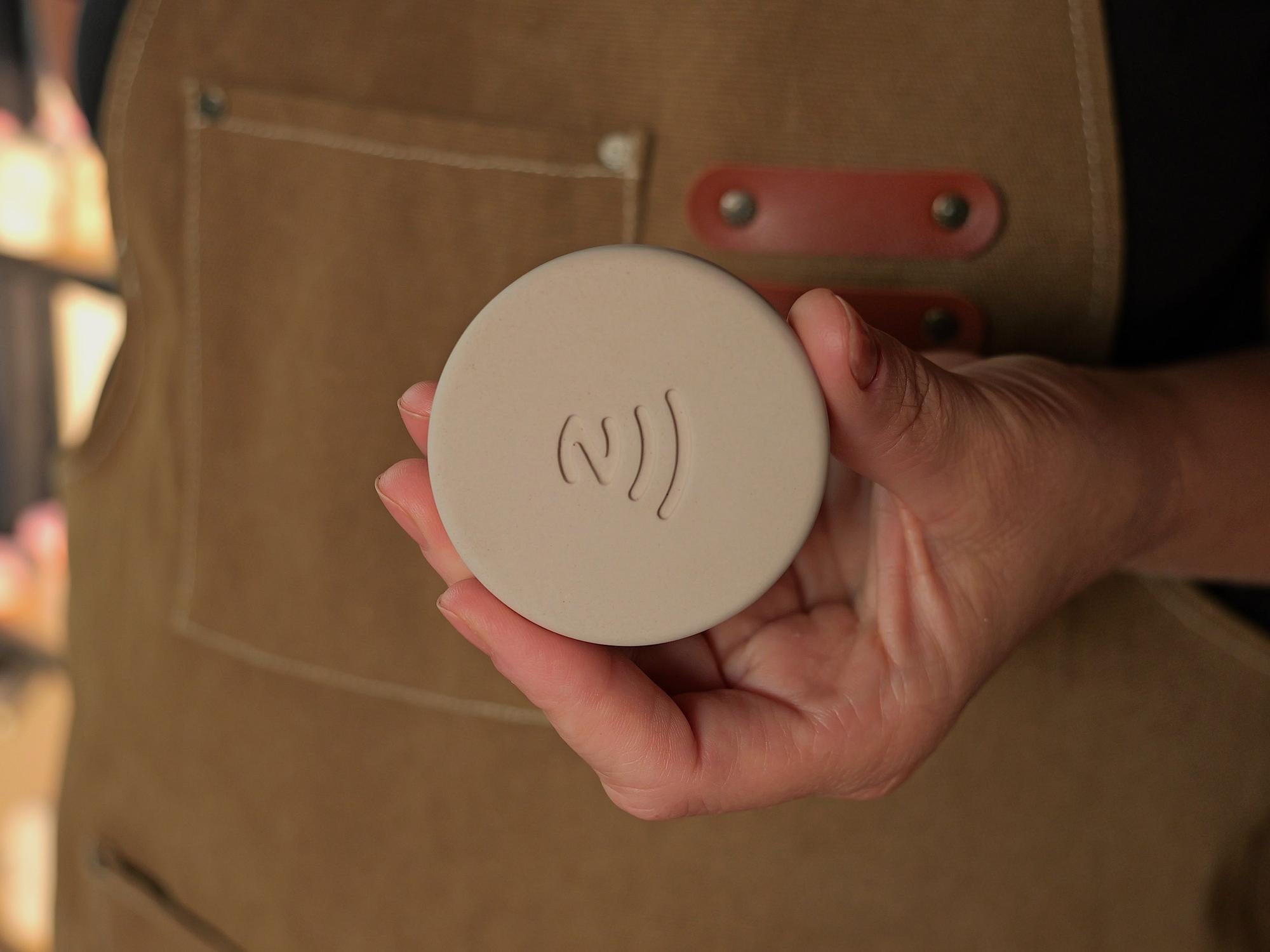 4 x Pack Taply Concrete Pucks With Built-In NFC Chip-UnityCave.com