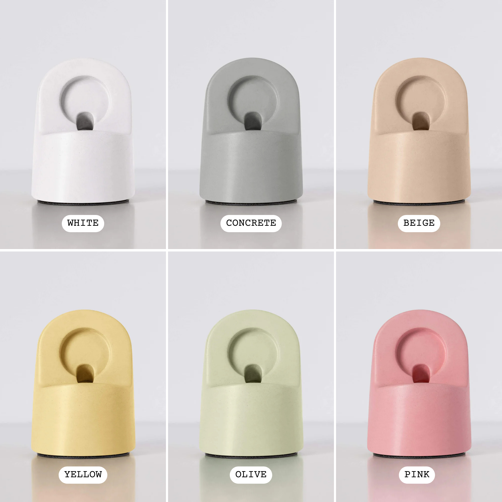 Concrete Wireless Charging Stand for Apple Watch