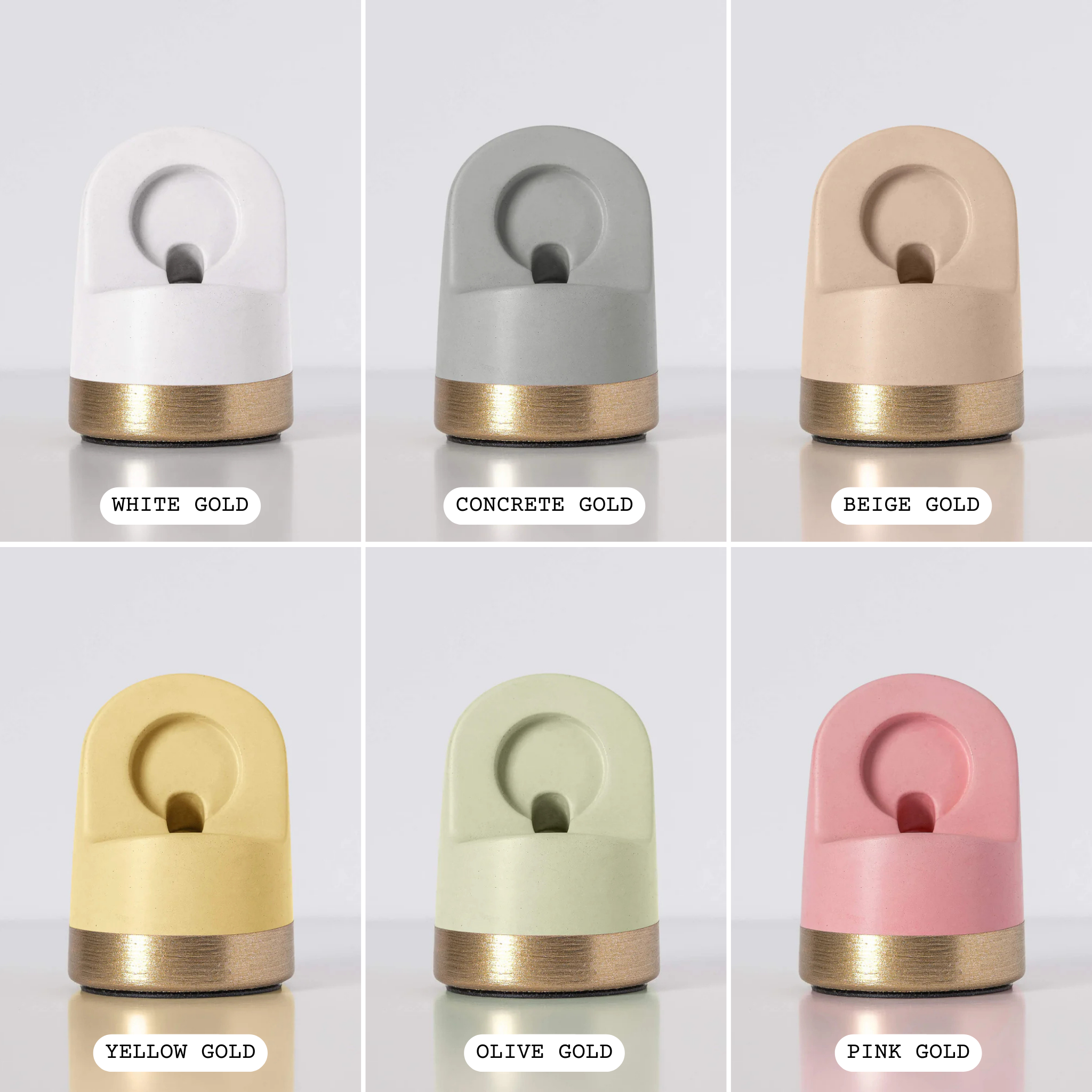 Concrete Wireless Charging Stand for Apple Watch