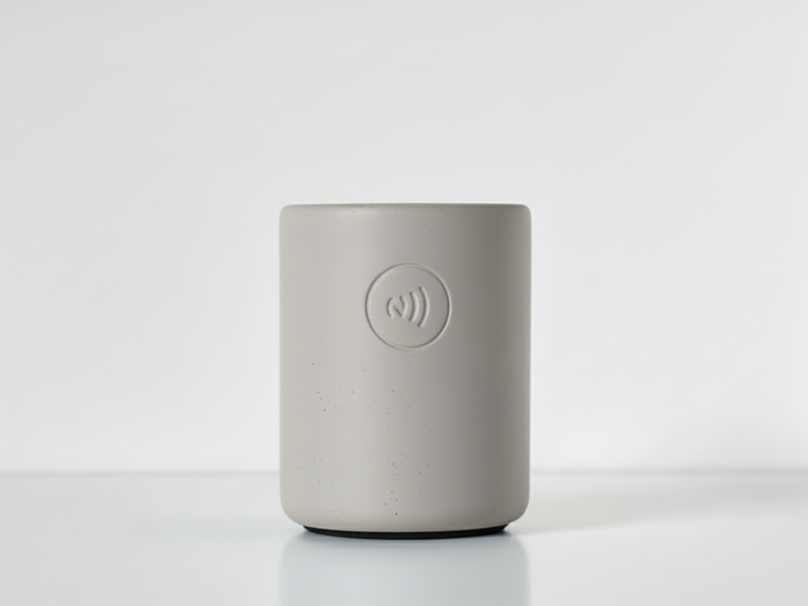 Legacy Concrete Pen Holder With Built-In NFC Chip