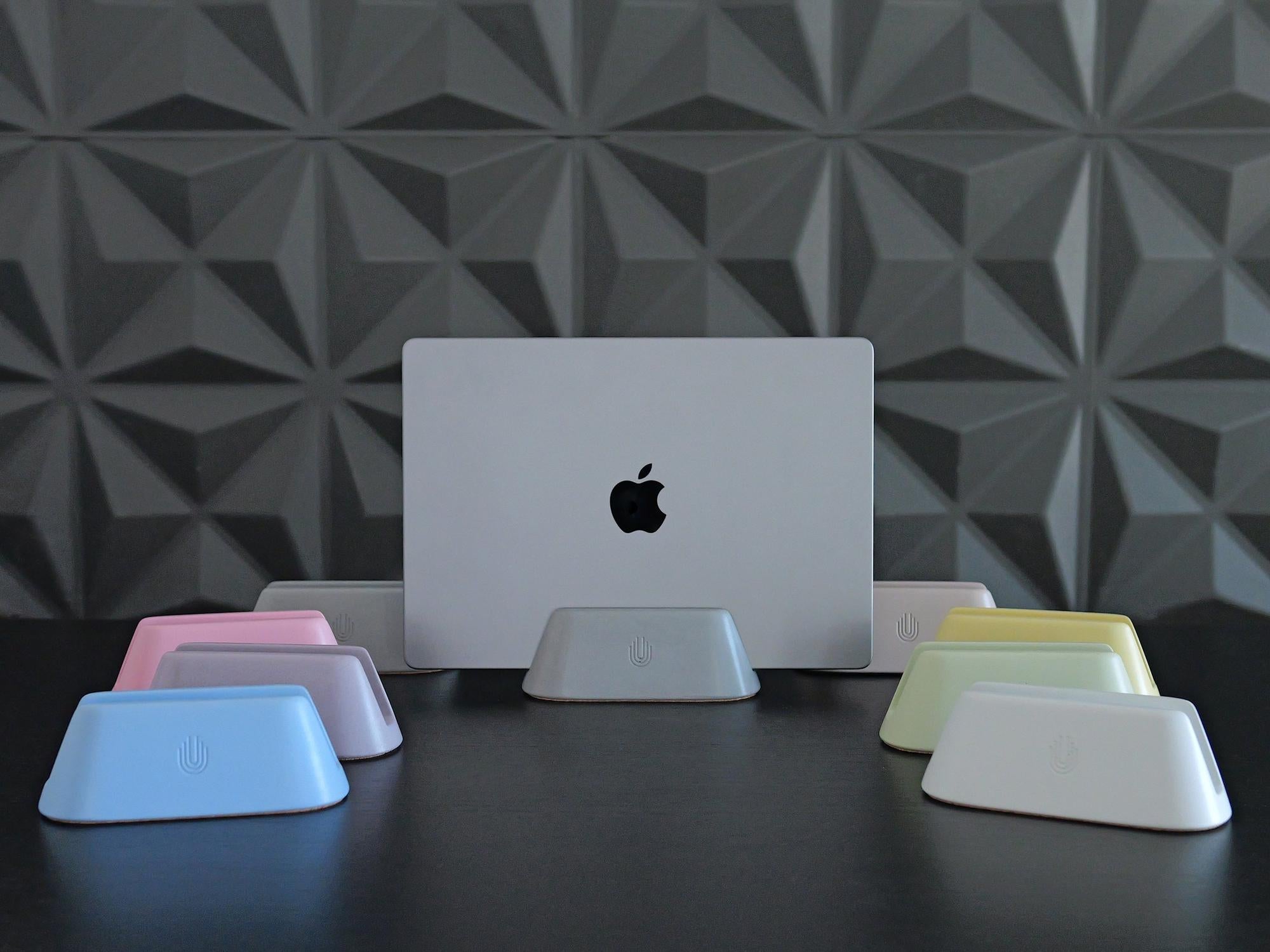 Monument Concrete Vertical Dock For MacBook-UnityCave.com