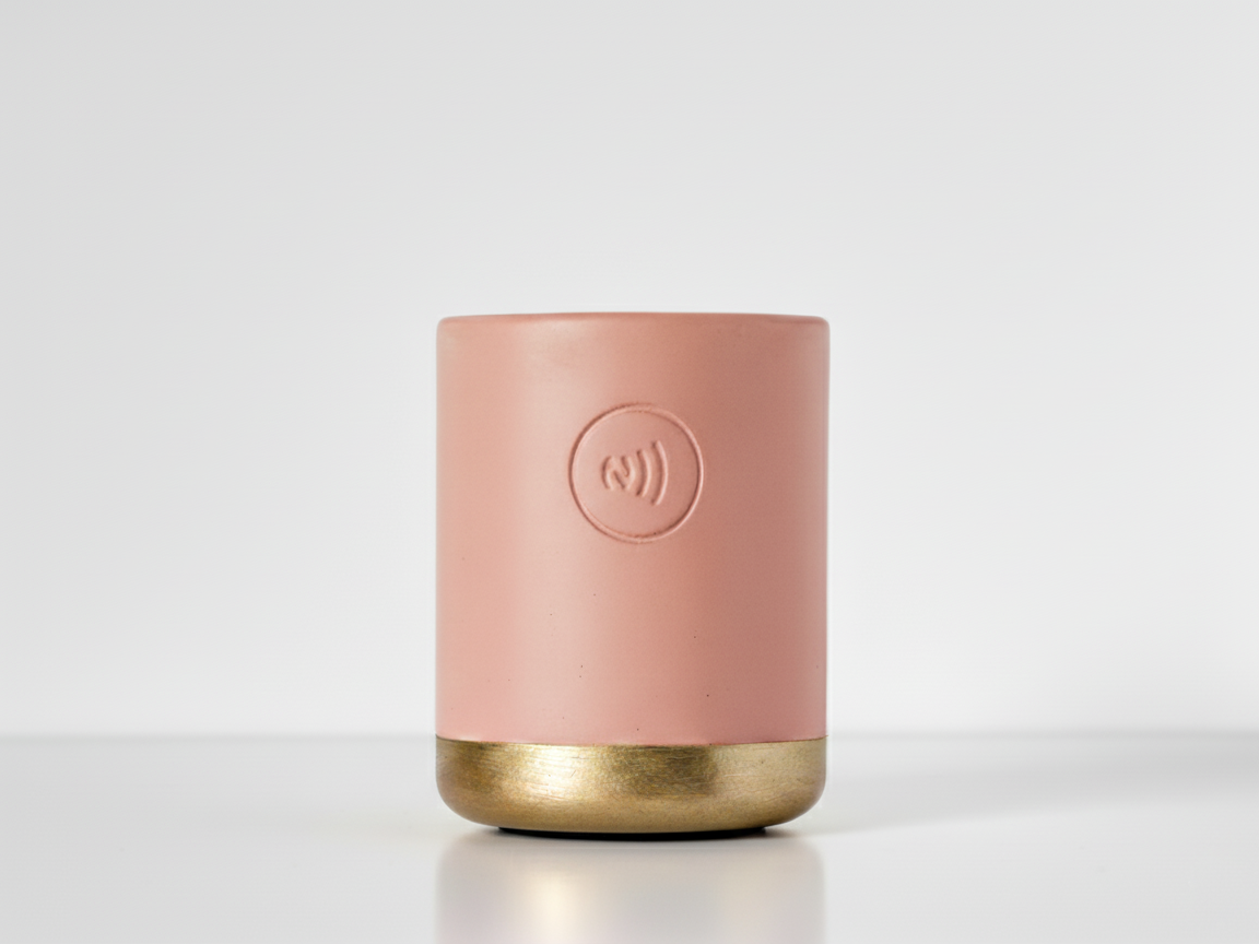 Legacy Concrete Pen Holder With Built-In NFC Chip