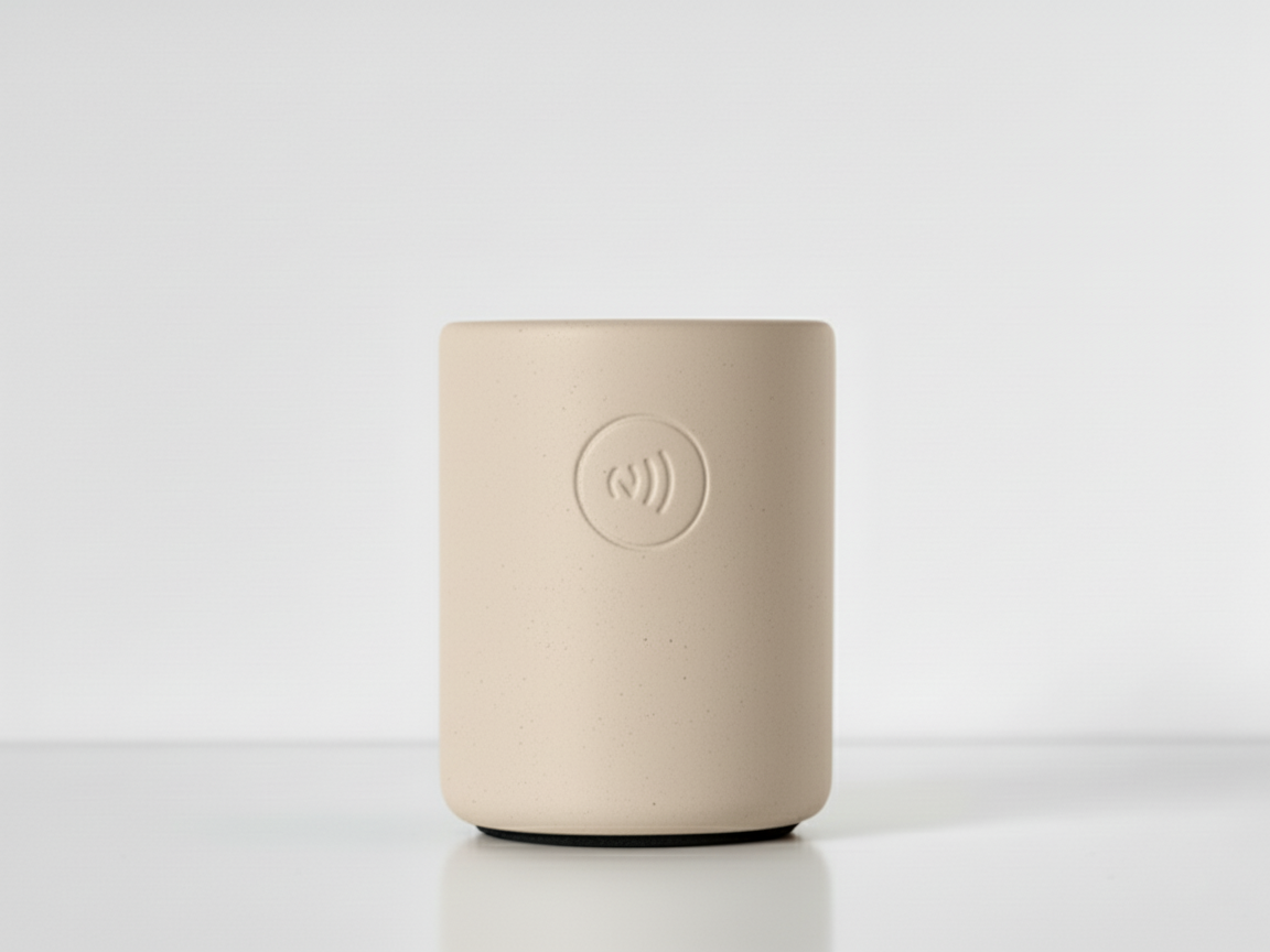 Legacy Concrete Pen Holder With Built-In NFC Chip