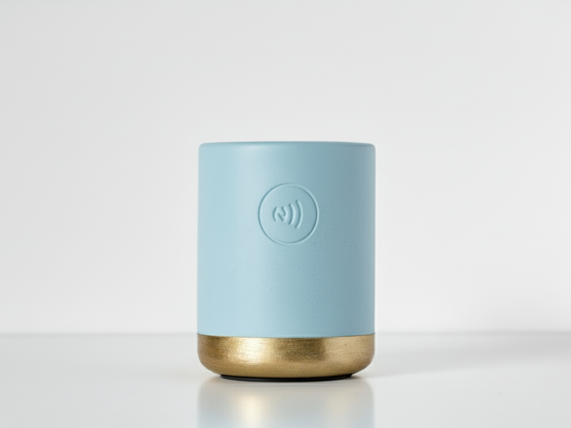Legacy Concrete Pen Holder With Built-In NFC Chip