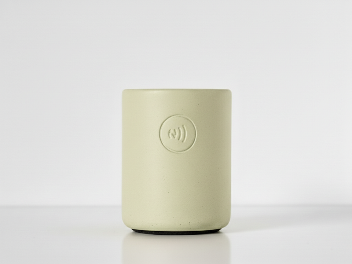 Legacy Concrete Pen Holder With Built-In NFC Chip