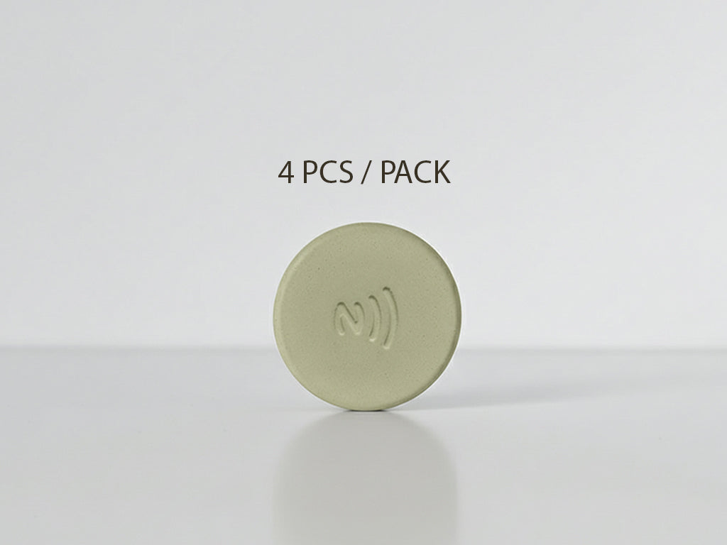4 x Pack Taply Concrete Pucks With Built-In NFC Chip