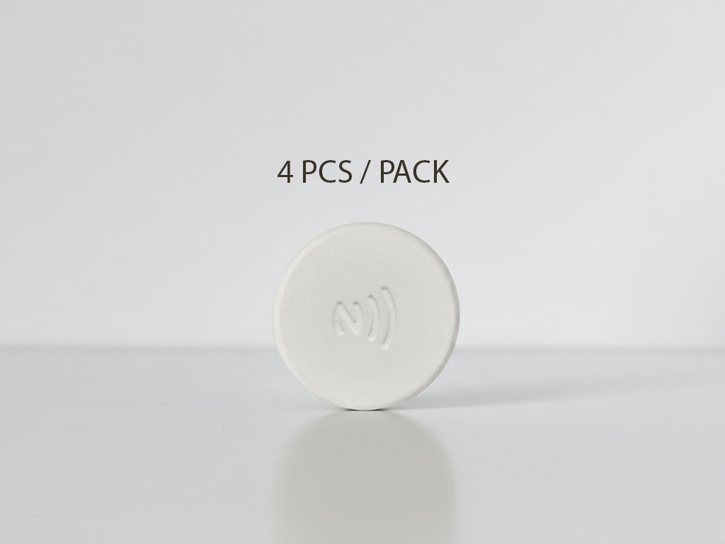 4 x Pack Taply Concrete Pucks With Built-In NFC Chip