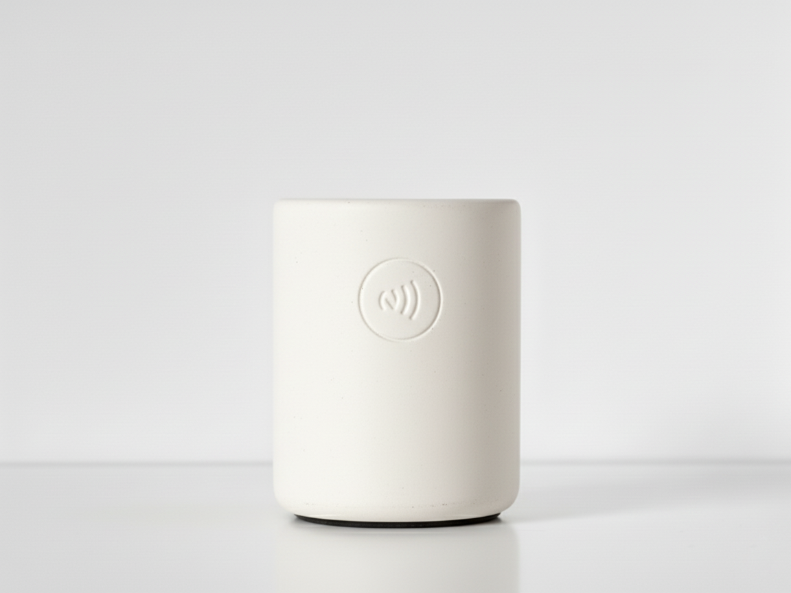 Legacy Concrete Pen Holder With Built-In NFC Chip
