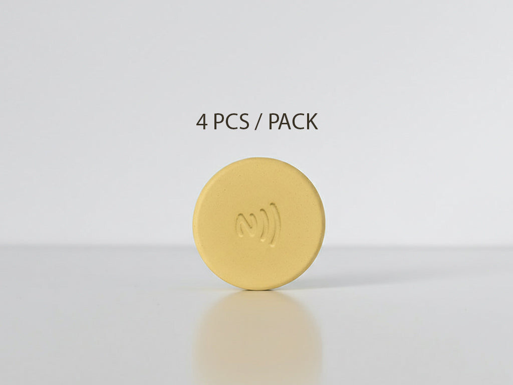 4 x Pack Taply Concrete Pucks With Built-In NFC Chip