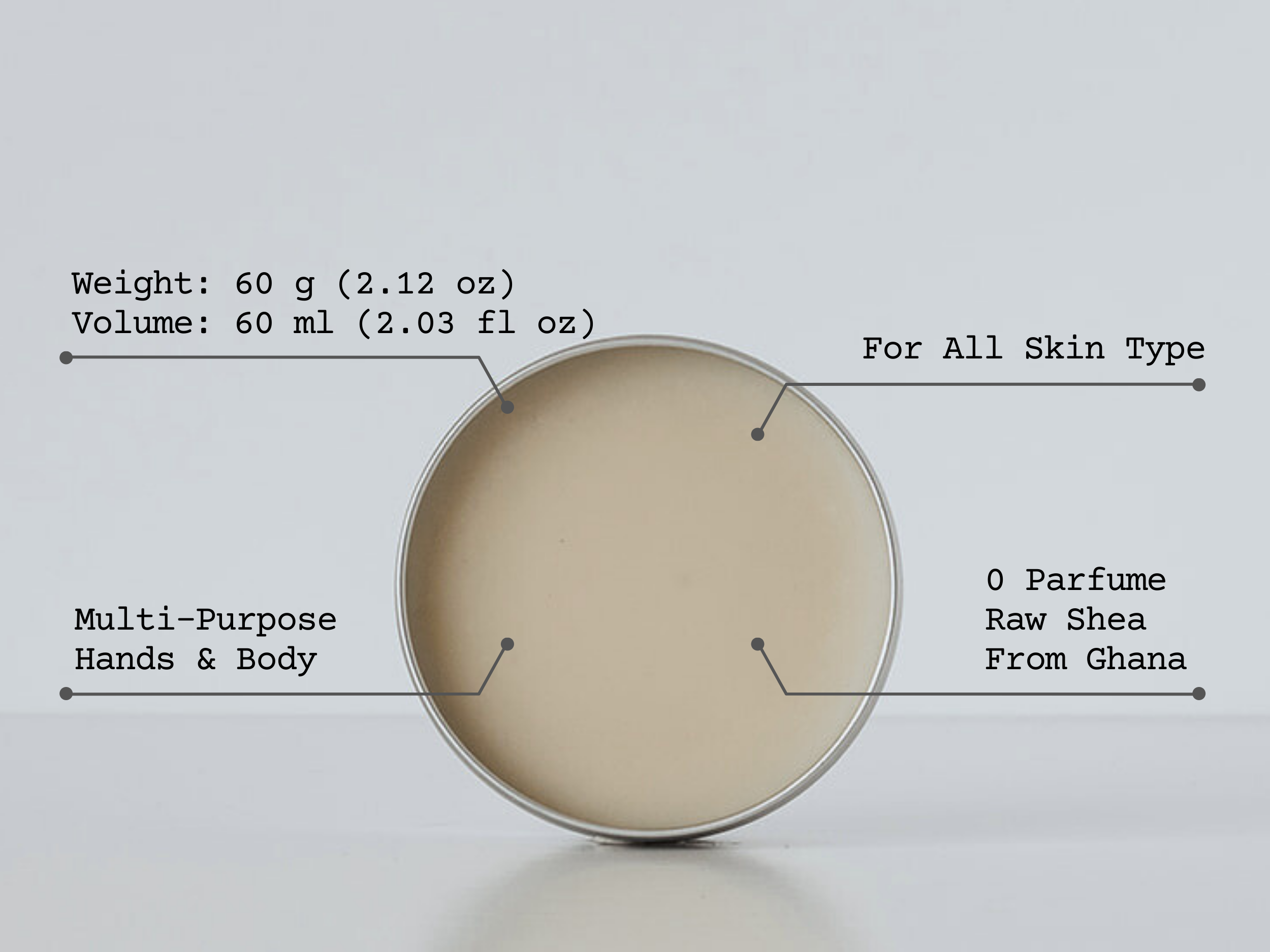 Raw Shea Butter Hand Cream