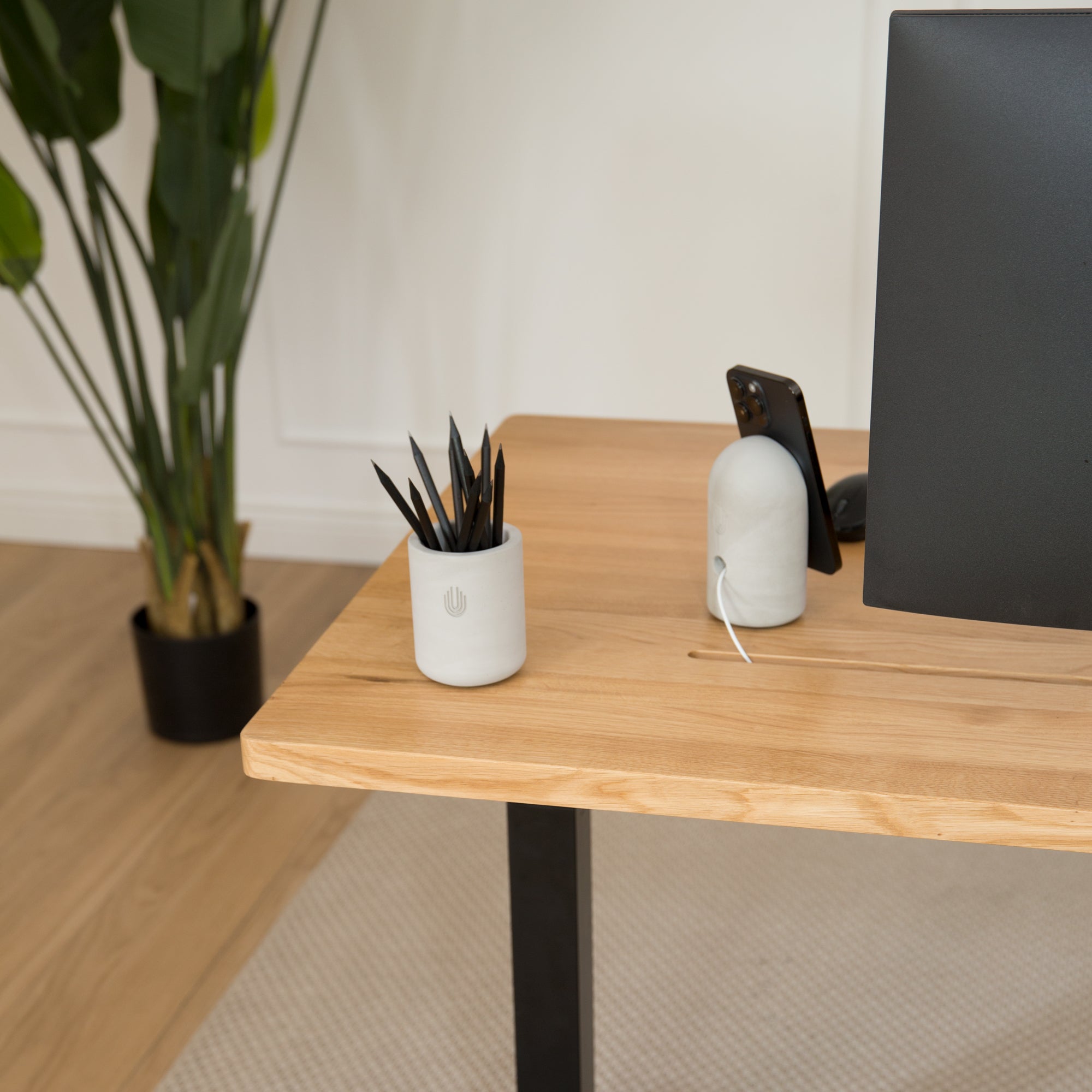 Legacy Concrete Pen Holder With Built-In NFC Chip-UnityCave.com