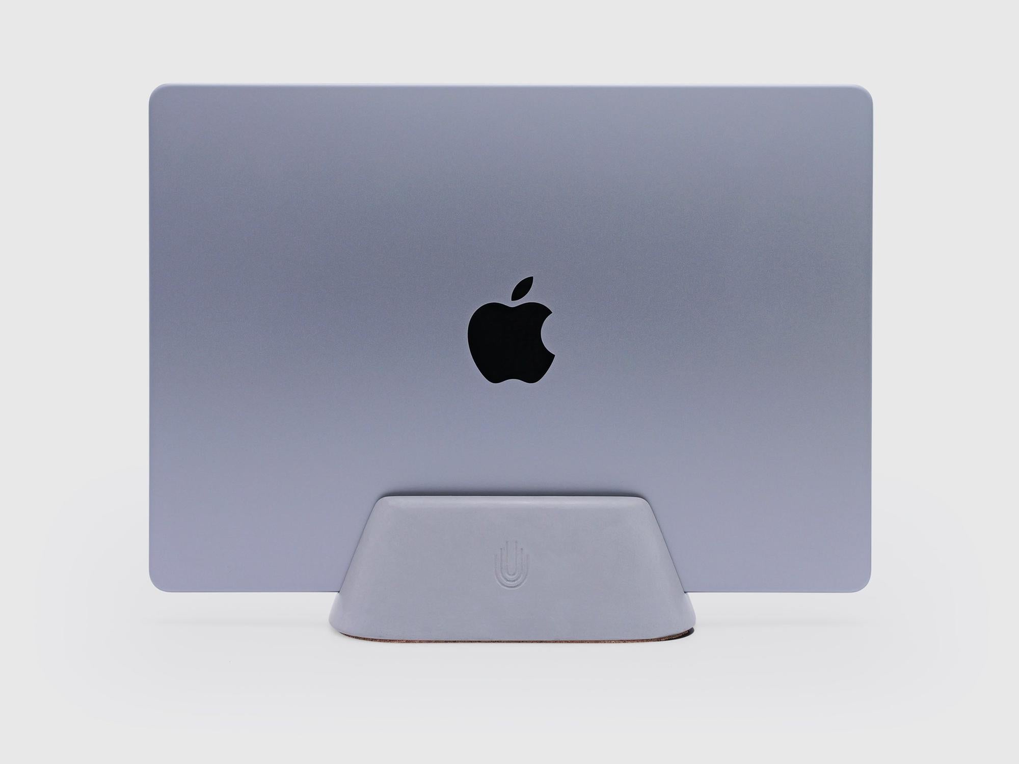 Monument Concrete Vertical Dock For MacBook-UnityCave.com