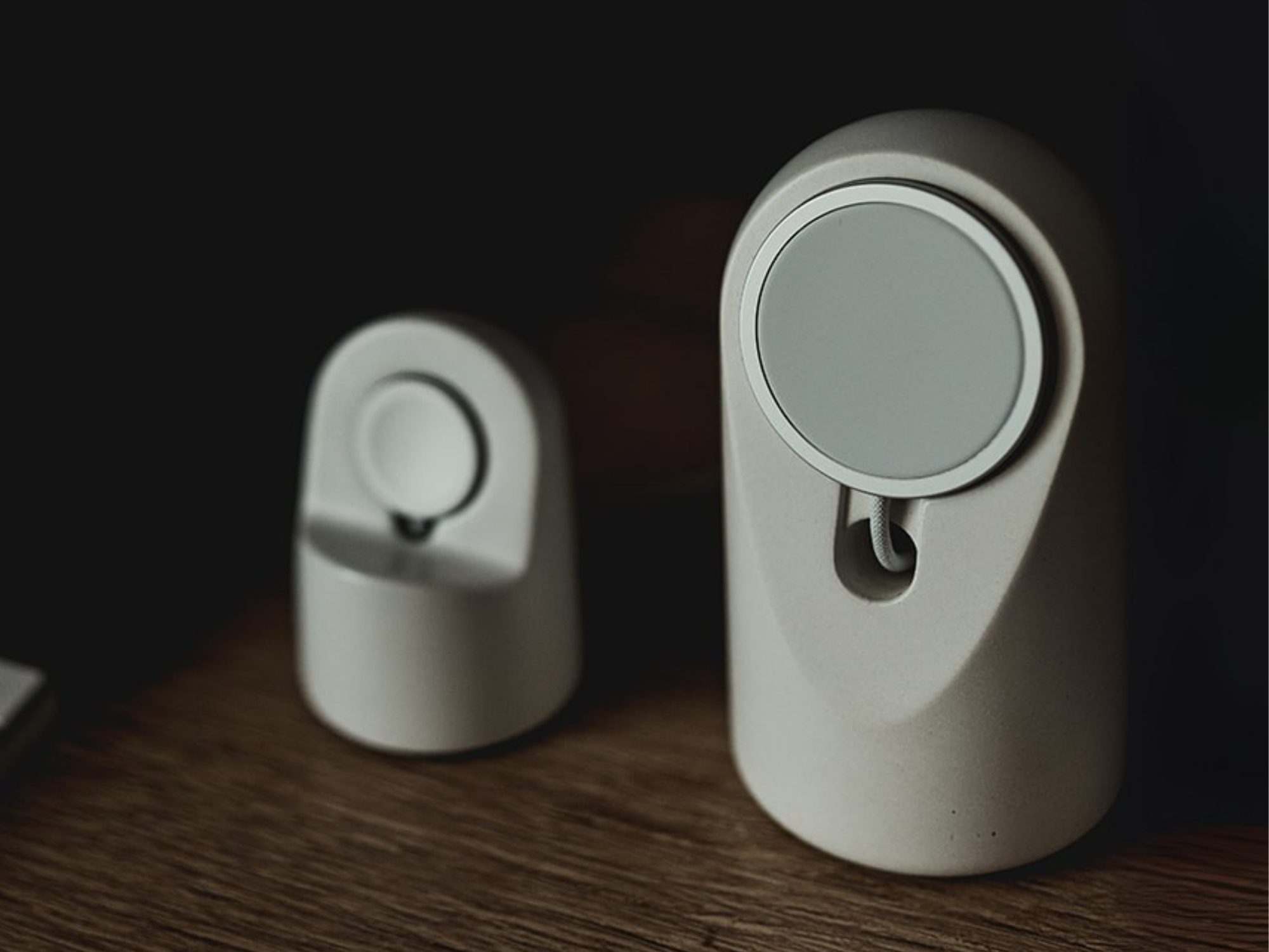 Origin Concrete Stand For Apple Watch Wireless Charger-UnityCave.com