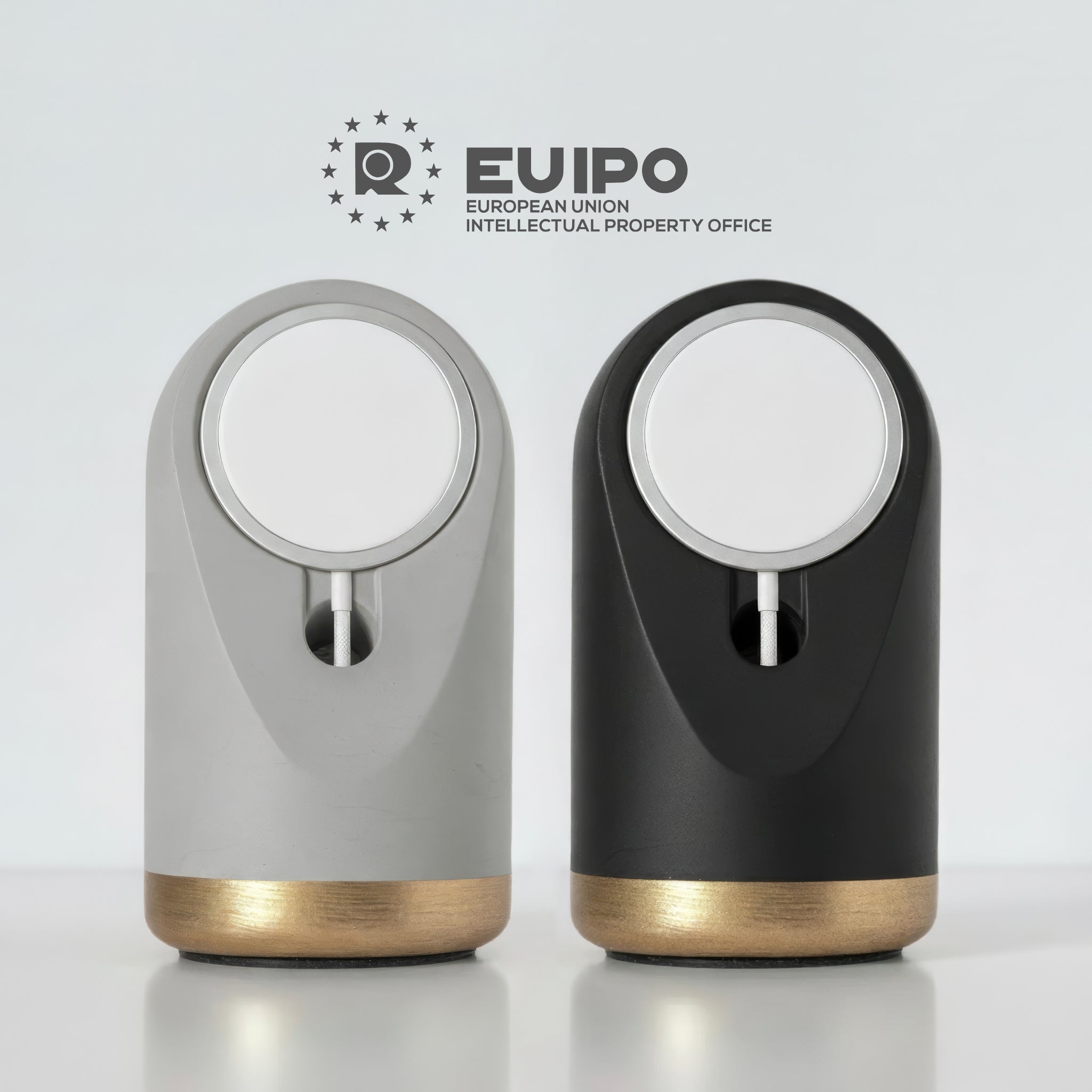 Concrete Wireless Charging Stand for Smartphones