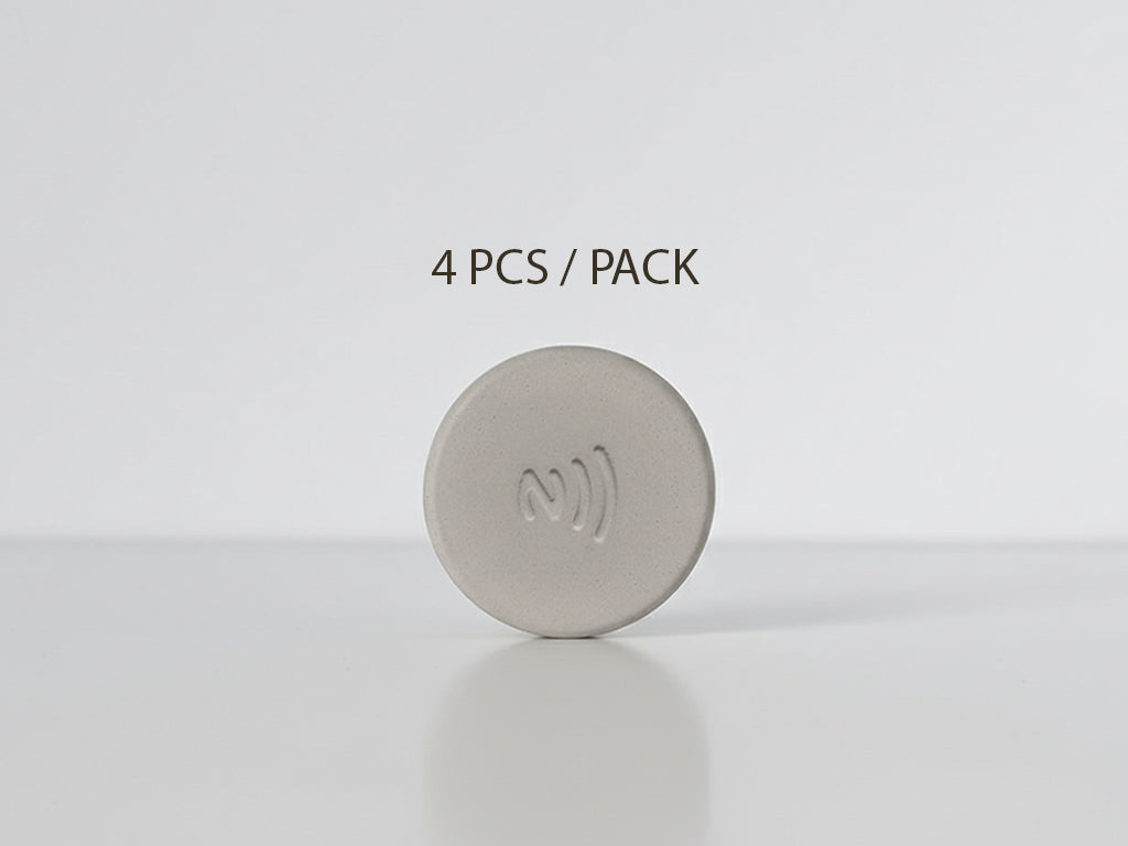 4 x Pack Taply Concrete Pucks With Built-In NFC Chip