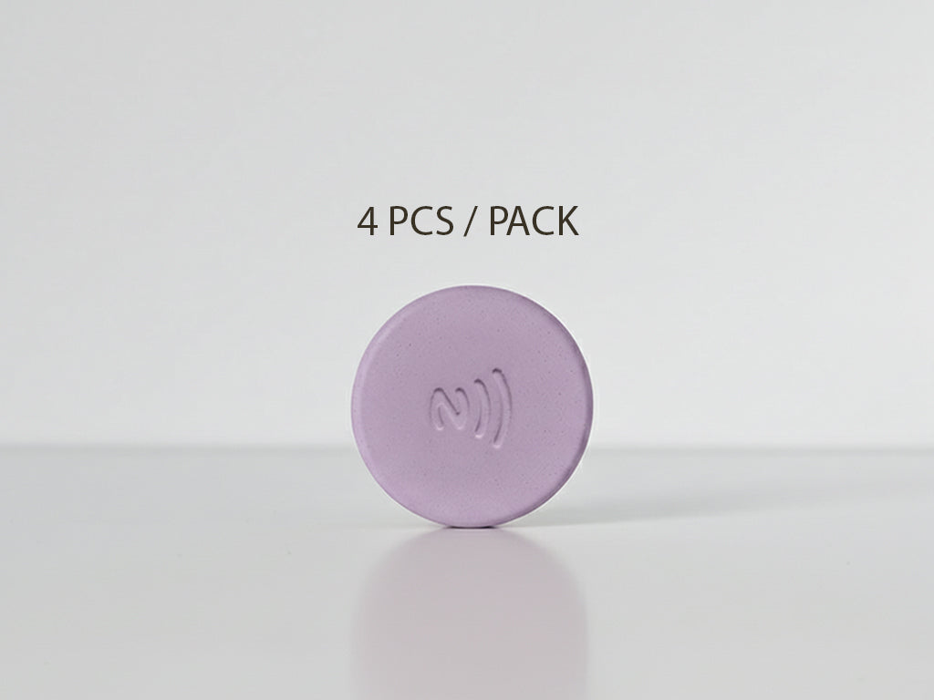 4 x Pack Taply Concrete Pucks With Built-In NFC Chip