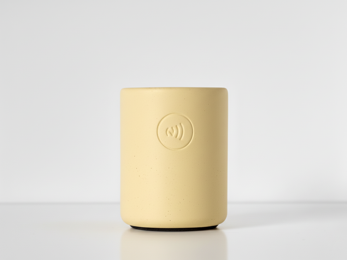 Legacy Concrete Pen Holder With Built-In NFC Chip